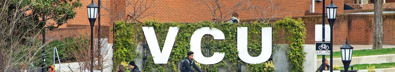 VCU campus letters